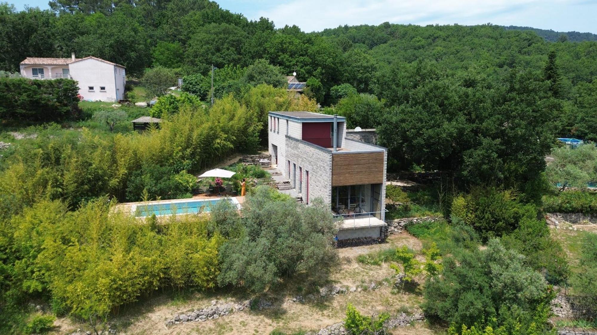 La Maison Des Chataigniers Meyrannes Exterior foto