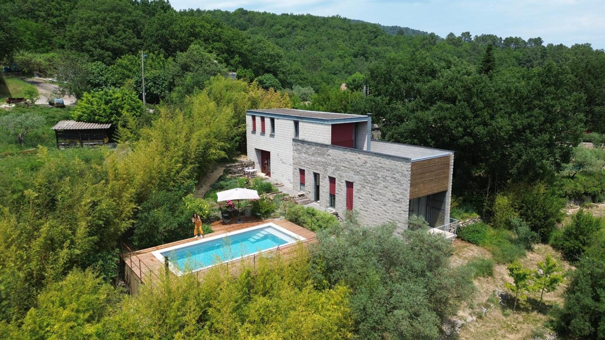 La Maison Des Chataigniers Meyrannes Exterior foto
