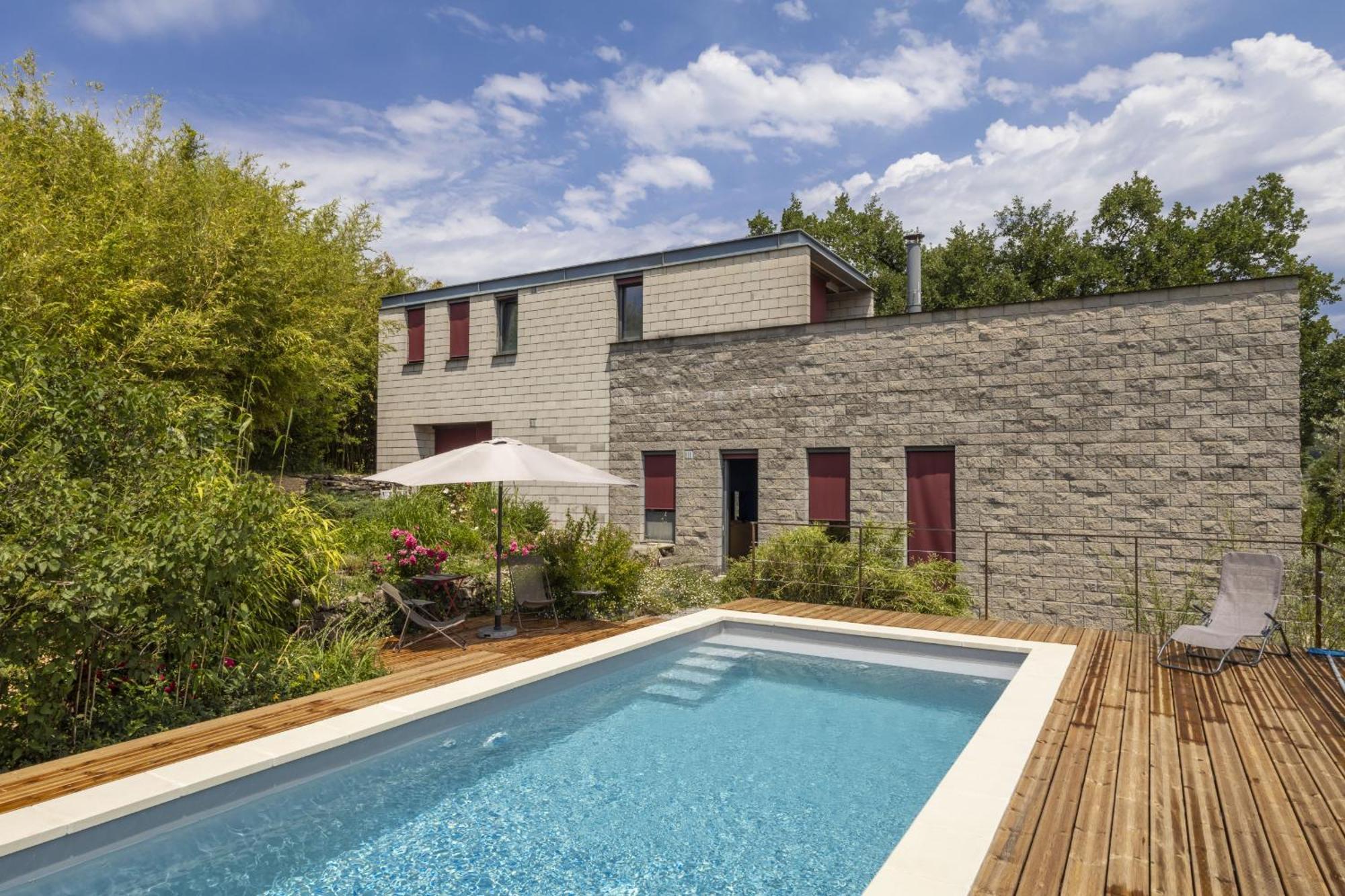 La Maison Des Chataigniers Meyrannes Exterior foto